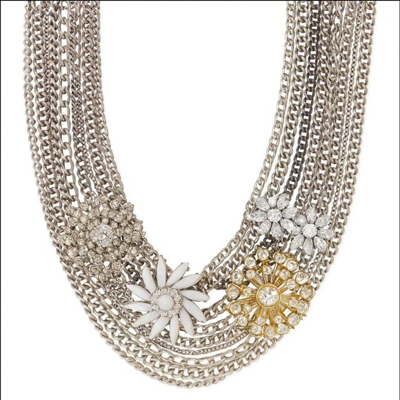 Stella & Dot Metropolitan Crystal Statement Necklace - Picture 8 of 9